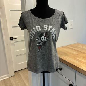 J America T-shirt Medium Ohio State Buckeyes Grey Graphic